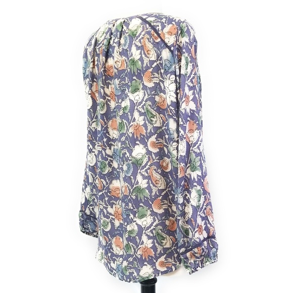 LUCKY BRAND Womens Floral Boho Floral Top Size S - Picture 8 of 8